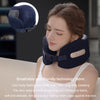 Neck Massager U-Shape Hot Compress Shoulder And Neck Massage Pillow(Navy)