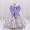 Toddler Girls 12M-3Y Floral Big Bow Princess Girls Clothes Dresses