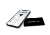 Asaplink Classic Black Digital NFC Business Card - without printed QR Code