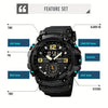 Skmei Large Dial Watch Digital Fashion Multifunctional Electronic Watch For Men Ideal Choice For Gifts FS