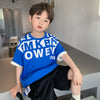 Boys Loose Short Sleeve T-Shirt Shorts Set