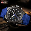 Men's Watch FYFT Classic Metal Trendy Multifunctional Outdoor Boys Watch, Ideal choice for Gifts FS