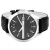 Armani Exchange Black Dial Leather Strap AX2101 Men's Watch