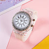 Candy Color Luminous Student Quartz Watch, Teenager's Simple Luminous Quartz Watch FS