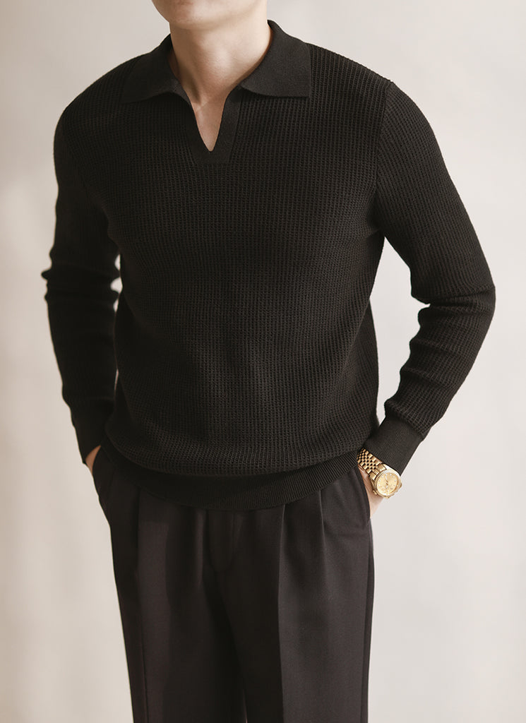 Men's Casual Warm Sweater Retro Long Sleeves