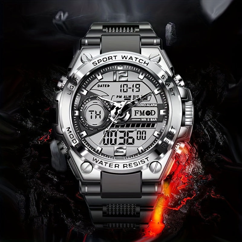 Sports Watch Chrono-Alarm Multifunctional Electronic Outdoor Digital Wrist Watch For Women Men, FS