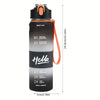 Water Bottle with Hello Design 700ml Insulated- Encourages Hydration, PC Material, No PVC, FS