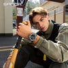Sanda Trendy Camouflage Multifunctional Outdoor Luminous Watch, Men's Gift FS