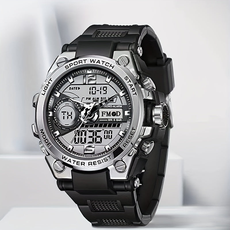 Sports Watch Chrono-Alarm Multifunctional Electronic Outdoor Digital Wrist Watch For Women Men, FS