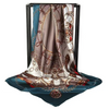 (Buy 1 Get 2) Women'S Fashion Fashion Chain Floral Print Imitation Silk Satin Silk Scarf