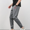 Men Spring Autumn Fashion Casual Cotton Solid Color Plus Size Joggers Pants