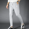 Men Spring Autumn Fashion Casual Cotton Solid Color Plus Size Joggers Pants