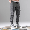 Men Summer Fashion Casual Solid Color Cargo Multi-Pocket Plus Size Woollining Jogger Pants