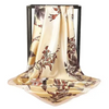 (Buy 1 Get 2) Women'S Fashion Fashion Chain Floral Print Imitation Silk Satin Silk Scarf