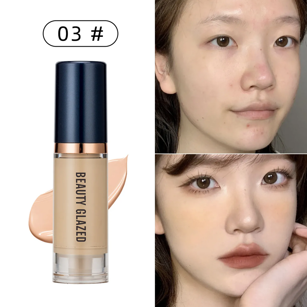 (Buy 1 Get 2) Beauty Glazed 6-Color Long-Lasting Concealer Not Stick To Powder Liquid Foundation