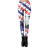 Independence Day National Flag Printed Women Leggings Fitness Pants