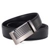 Men Fashion Casual Two-Layer Cowhide Automatic Buckle Belt