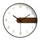 25cm Home Fashion Simple Style Wall Clock