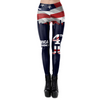 Independence Day National Flag Printed Women Leggings Fitness Pants