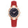 Buy 1 Get 1 Women Chic Star Pattern Dial PU Band Quartz Watch