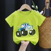 Buy 1 Get 1 Kids Baby Toddler Boys Girls Casual Cute Cartoon Print Short Sleeve Round Neck T-Shirt