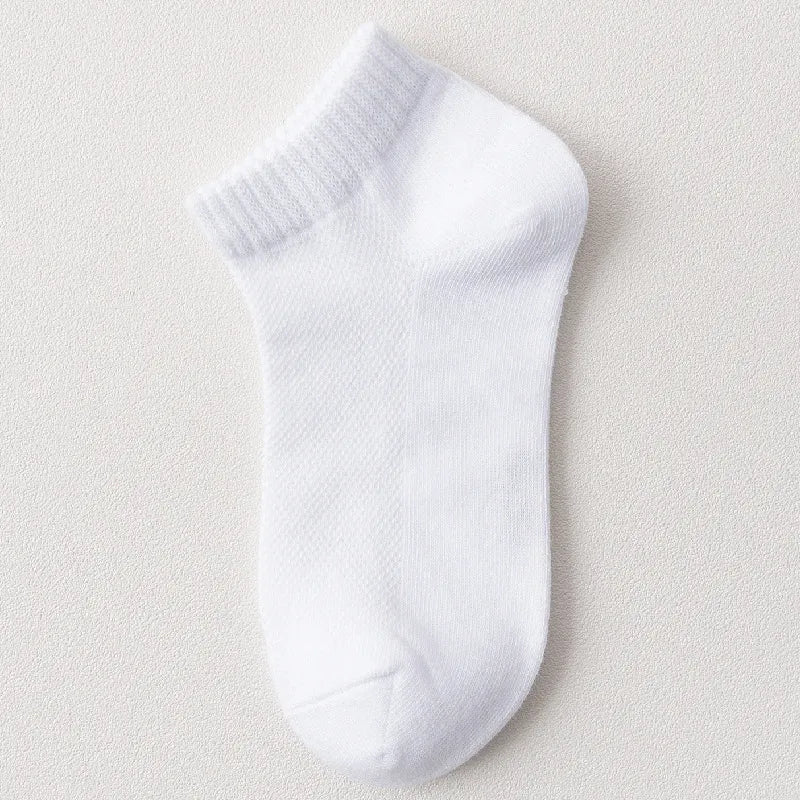 Kids Boys Mesh Thin White Socks