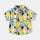 Kids Toddler Boys Fashion Casual Cute Cartoon Print Short Sleeve Lapel Shirt