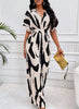 Women Fashion Printed Wide-Leg Jumpsuit