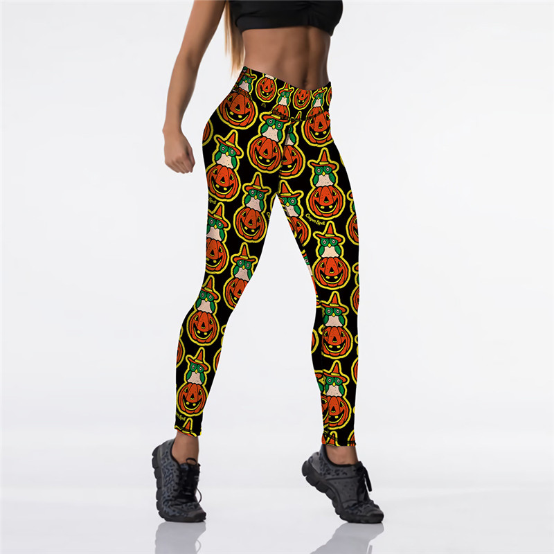 Women Halloween High Waisted Leggings