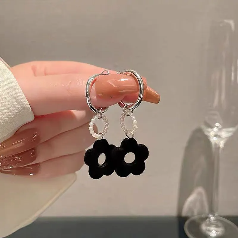 (Buy 1 Get 2) Valentine Day Women Fashion Cosmetic Red Bow Heart Pearl Earrings