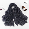 (Buy 1 Get 1) 80*180cm Plaid Print Muslim Cotton Hijab Scarf