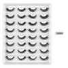 Women'S Chemical Fiber Thick Simulation Curling False Eyelashes 16 Pairs/Set