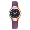 Buy 1 Get 1 Women Chic Star Pattern Dial PU Band Quartz Watch