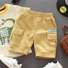 Children Kids Toddlers Fashion Boys Basic Casual Pocket Shorts