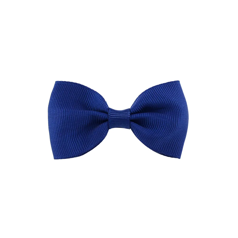 Girls Basic Solid Color Bow Hairpin