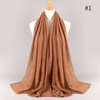 (Buy 1 Get 1) Women Fashion Twill Pleated Hijab Scarf