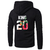 Fashion Casual Long Sleeve Round Neck Letter Print Couple Hoodie