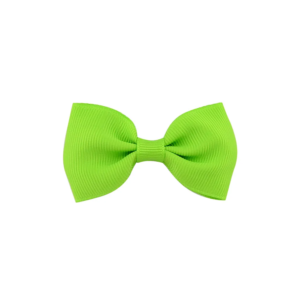 Girls Basic Solid Color Bow Hairpin