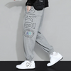Men Spring Autumn Fashion Casual Cotton Solid Color Plus Size Joggers Pants