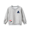 Children Kids Toddlers Fashion Boys Letter Long Sleeve Plus Velvet T-Shirt