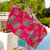 Double-Sided Velvet Summer Breathable Skin-Friendly Quick-Drying Printing Beach Towel-Buy One Get One