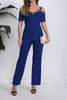 Women Fashion Off-Shoulder Wide-Leg Jumpsuit