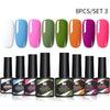 Manicure Phototherapy 8 Colors/Set Nail Polish Gel Color Coat