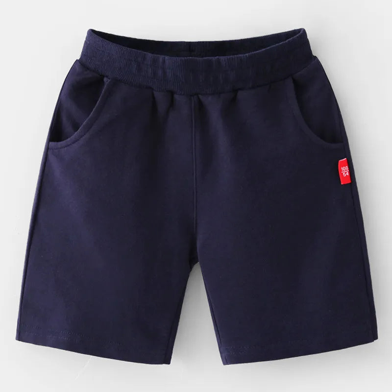 Buy 1 Get 1 Children Kids Toddlers Boys Solid Color Casual Shorts