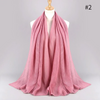 (Buy 1 Get 1) Women Fashion Twill Pleated Hijab Scarf