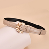 Women Simple Fashion Irregular C-Shaped Buckle Belt