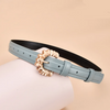 Women Simple Fashion Irregular C-Shaped Buckle Belt