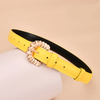 Women Simple Fashion Irregular C-Shaped Buckle Belt