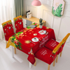 (Buy 1 Get 1) Christmas Cartoon Fashion Santa Bell Snowman Printed Tablecloth Tableware