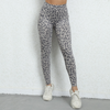 Women Fashion Leopard Print Tight Sportswear Hip Lift High Waist Fitness Bra Yoga Pants Two-Piece Set